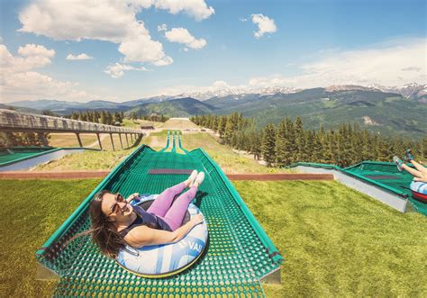 Tubing's not just for winter anymore. Summer tubing at Vail mountain's ...