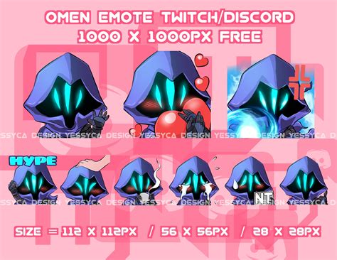 Omen Valorant Twitch Emotes Pack Omen Valorant Twitch Emotes - Etsy Singapore