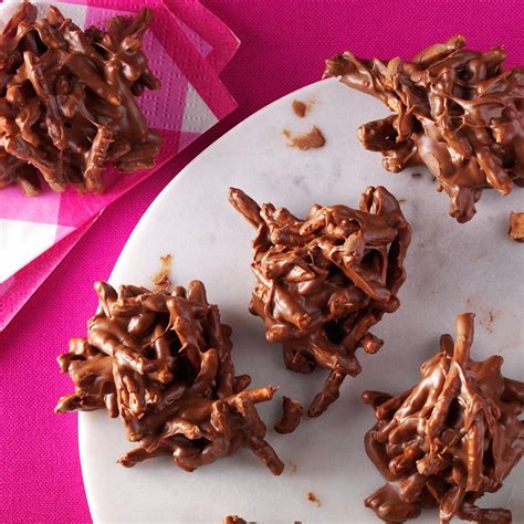 Chocolate Butterscotch Haystacks Recipe | Taste of Home