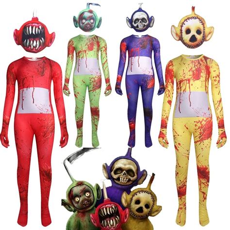 Horror-Teletubbies-Halloween-Costume-Anime-Cosplay-Ghost-Teletubbies-Bobysuit-Carnival-Party ...