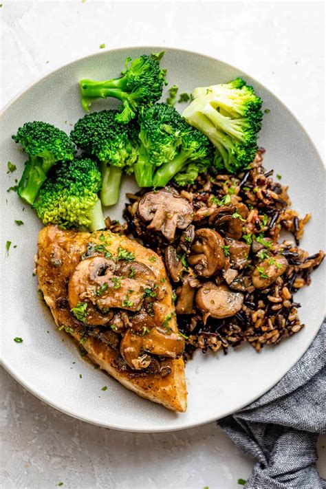 Chicken and Mushroom {One Pan Skillet Dinner} | FeelGoodFoodie