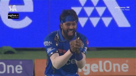 [Watch] Hardik Pandya's Weird Celebration Makes Tides On Internet As Miller Fails Vs MI ...