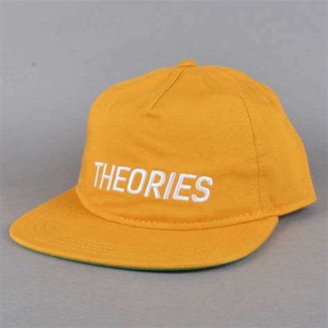 Theories of Atlantis Stamp Snapback Cap - Mustard - SKATE CLOTHING from Native Skate Store UK