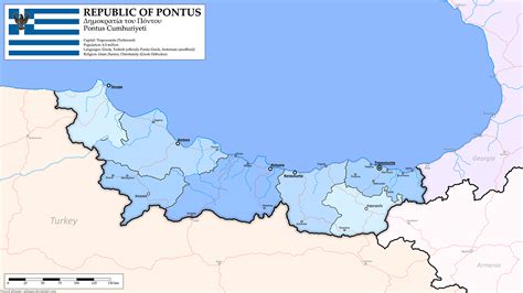 Republic of Pontus map – Never Was