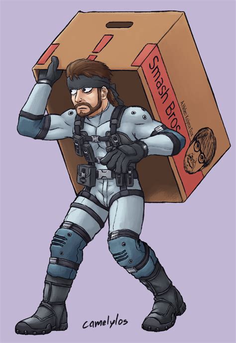 Solid Snake SSBU by Camelylos on Newgrounds