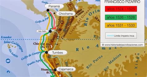 Historia de las civilizaciones: Las expediciones de Francisco Pizarro