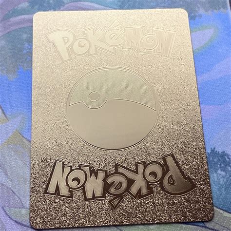 Mavin | Pikachu VMAX Rainbow Rare Pokemon Gold Foil Card Fan Art With Sleeve