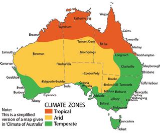 Australia Climate Map - bmp-central