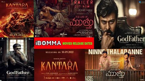 Today iBomma updates | upcoming telugu movies release date | kantara ...