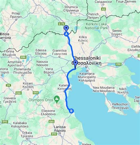 Grčka (Evzoni – Nei Pori) - Google My Maps