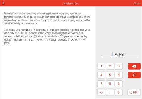 Solved Fluoridation is the process of adding fluorine | Chegg.com