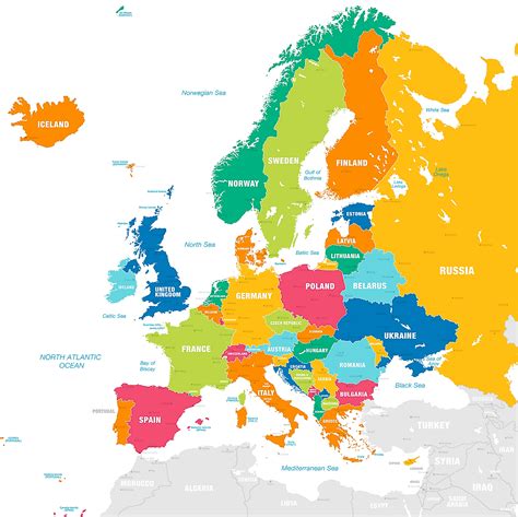 Regions Of Europe - WorldAtlas