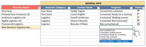 Follow Up Excel Template