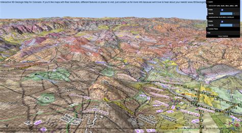 Interactive 3D Geologic Map of Colorado - 3D Geologic Mapping LLC