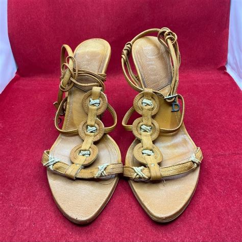 Dior | Shoes | Christian Dior Made In Italy Heels Shoes Rope 38 | Poshmark