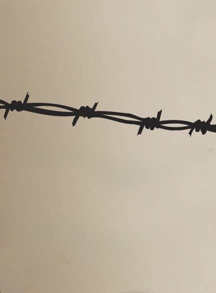 Barbed Wire western border wall decal sticker