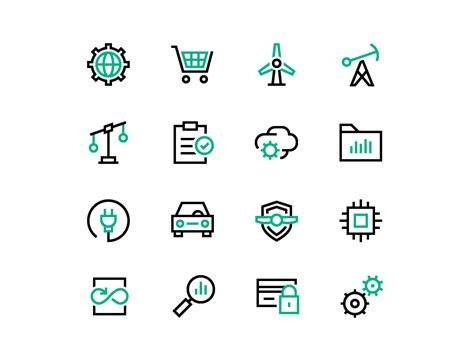 HPE Iconography by Zach Roszczewski on Dribbble