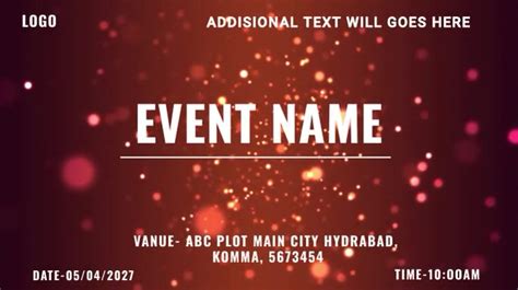 Event name Template | PosterMyWall