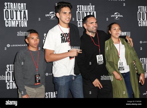 Sydney, Australia. 1 September 2015. Boxer Anthony Mundine and family ...