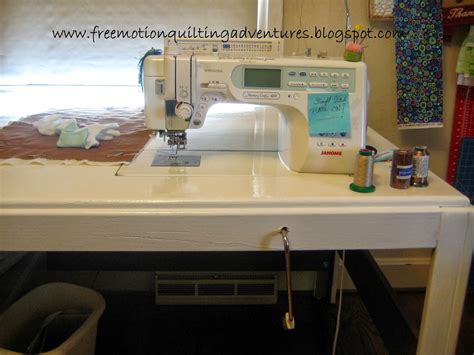 Amy's Free Motion Quilting Adventures: How to Make a Sewing Machine Table: Great for Free Motion ...