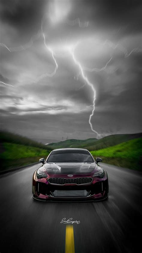 Stinger, carros, fast cars, graphics designe, sports car, HD phone ...