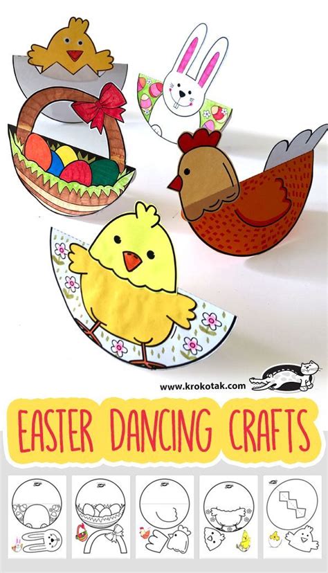 Easter Dancing Crafts in 2022 | Easter activities for kids, Easter arts and crafts, Easter crafts