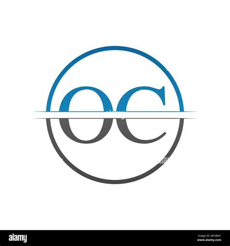 Initial Monogram Letter OC Logo Design Vector Template. OC Letter Logo Design Stock Vector Image ...