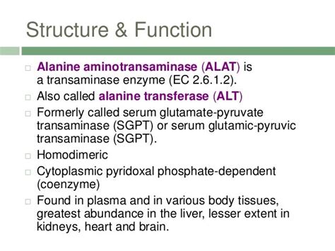 ALANINE TRANSAMINASE (ALT)