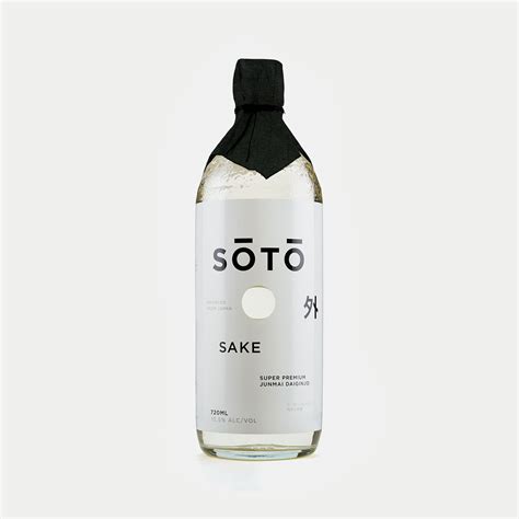 SOTO Premium Sake with Stunning Branding