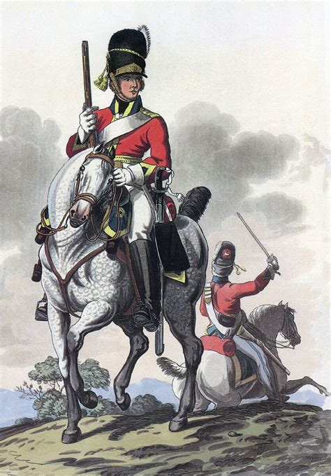 Royal Scots Greys 2nd Dragoons: Battle of Waterloo 18th June 1815: picture by Charles Hamilton ...