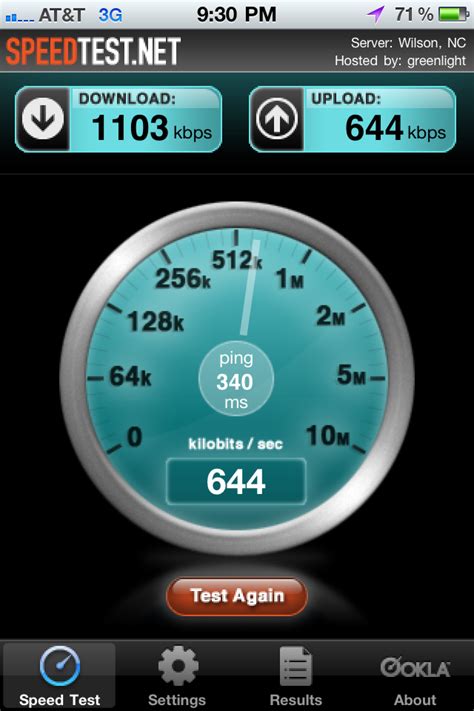 Wifi 3G and Edge Data Transfer Speeds - 1918