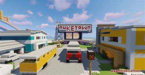 Modern Nuketown Map 1.17.1 for Minecraft - Mc-Mod.Net