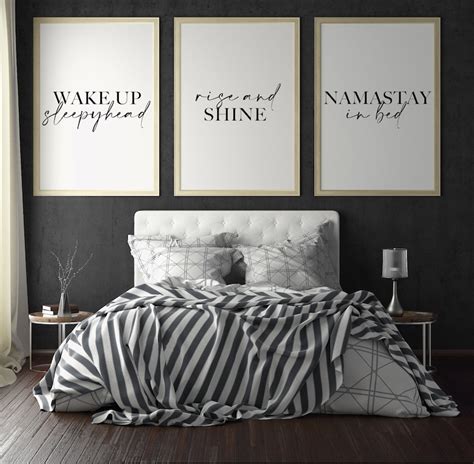 Bedroom Print Set Art Decor Home Decor Prints for Bedroom - Etsy