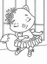 Coloring Sheet Of Adorable Ballerina  Online Free sketch template