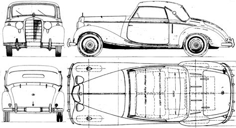 Mercedes-Benz 170S cabrio Blueprint - Download free blueprint for ...