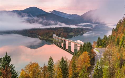 Sylvenstein Bavaria German Bing Wallpaper 2018 Preview | 10wallpaper.com