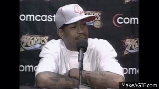 Allen Iverson "Practice" Rant on Make a GIF