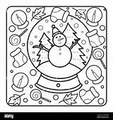 Christmas coloring Page For Kids Stock Photo  Alamy sketch template