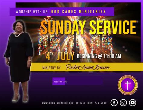 Please join us today for Sunday Morning Service: | By God Cares Ministries