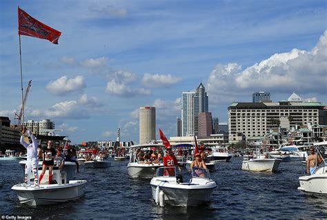 Super Bowl champion Buccaneers celebrate with boat parade | Daily Mail ...