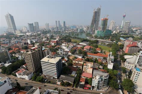 Skyline Of Colombo In Sri Lanka At Night Editorial Photo - Image of ...