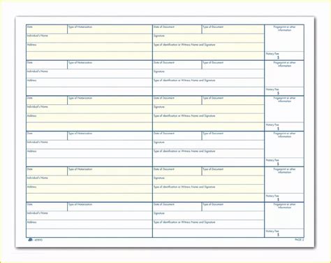 Free Printable Notary Log Sheet - Customize and Print