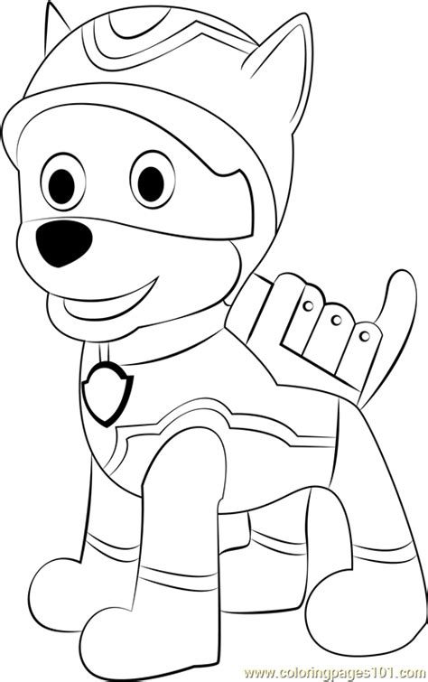 Super Spy Chase Coloring Page for Kids - Free PAW Patrol Printable Coloring Pages Online for ...