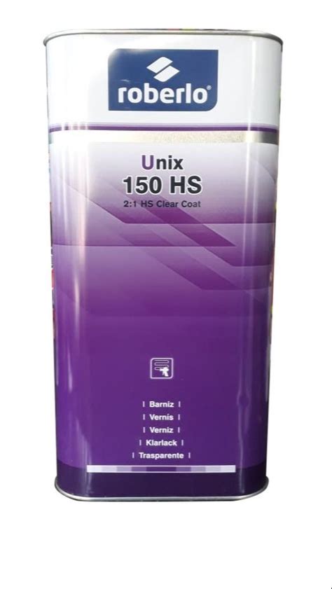 Brand: Roberlo Unix 150 Hs Clear Coat, Metal coating at Rs 900/litre in New Delhi