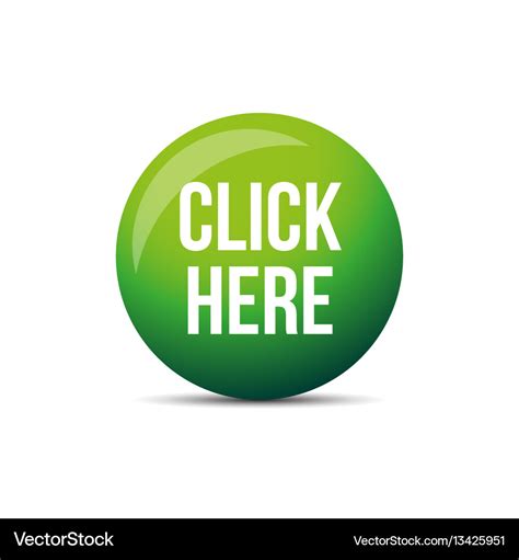 Click here button Royalty Free Vector Image - VectorStock