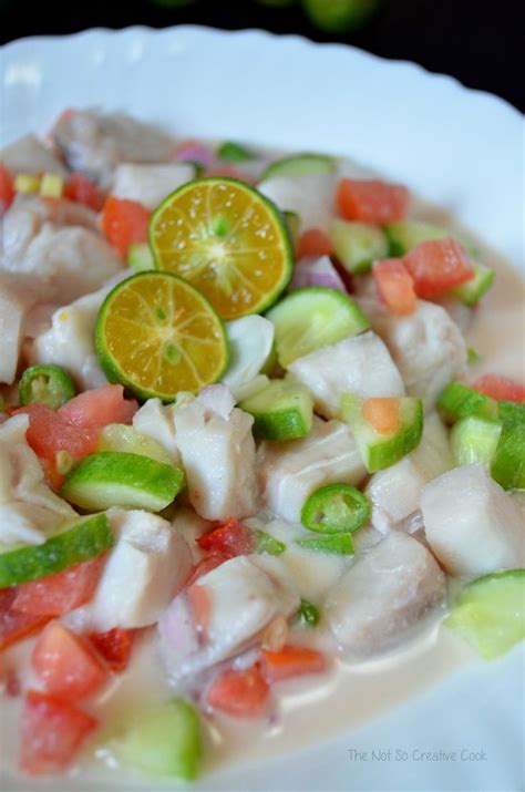 Mom's Kinilaw na Isda - The Not So Creative Cook | Cooking, Ceviche, Recipes