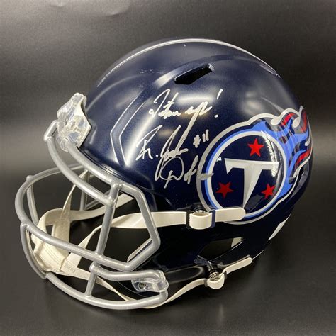 Titans - Josh Dobbs Signed Replica Helmet | The official auction site ...