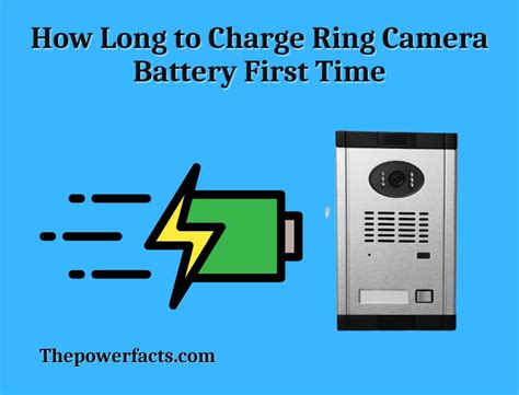 How Long to Charge Ring Camera Battery First Time? (Time Duration ...