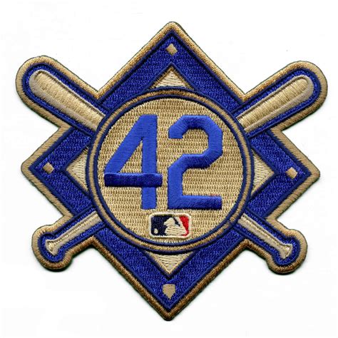 Jackie Robinson Day "42" MLB Jersey Sleeve Patch