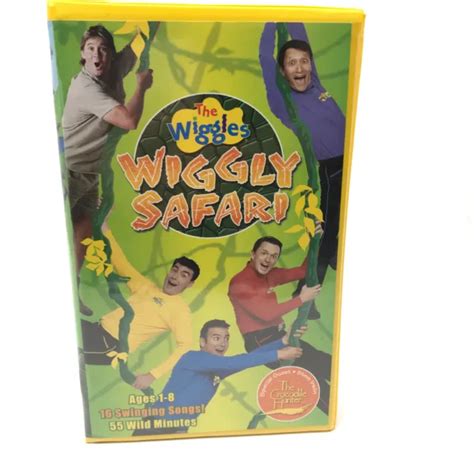 2002 THE WIGGLES Wiggly Safari with Steve Irwin Kids Video VHS Tape Clamshell $11.73 - PicClick CA